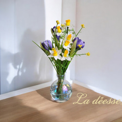 飛翔の年を迎える金彩鶴のしめ縄飾り｜和モダンお正月飾り〈迎春