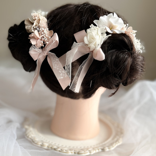 成人式髪飾り☆結婚式髪飾り☆水引髪飾り☆袴ヘア☆和装