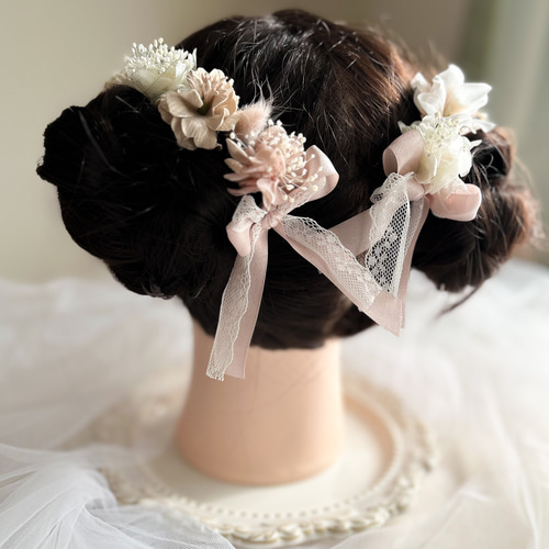 3連重ね花 ベビーヘアクリップ ヘアピン ヘアゴム ヘアアクセサリー 髪飾り 花 3連重ね花 ベビーヘアクリップ ヘアピン ヘアゴム ヘアアクセサリー 髪