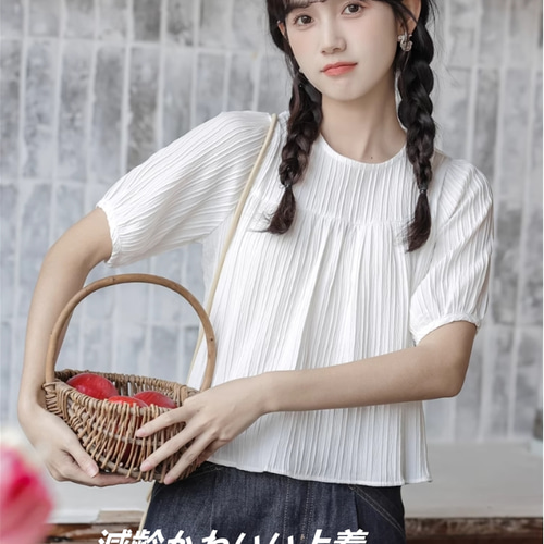 ◼︎完売品 Juemi ショートシフォンシャツ ホワイト◼︎ Juemi(ジュエミ)公式通販サイト – JUEMI