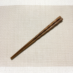 花梨 虎杢 夫婦箸 手作り 36 箸・箸置き けんけん 次回発送2/11 通販 