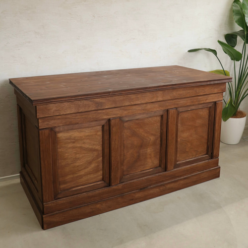 折畳みアンティークカウンター 折りたたみテーブル レジ台