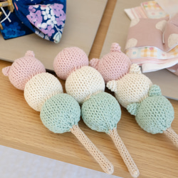 VietnamHandmade 手作りあみぐるみ ひよこ型の花 あみぐるみ