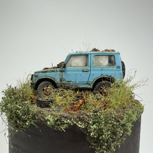 廃車のある風景のジオラマ作品 “stilllife 20025” / ジムニー 廃車のある風景のジオラマ作品 “stilllife 20025” / ジムニー