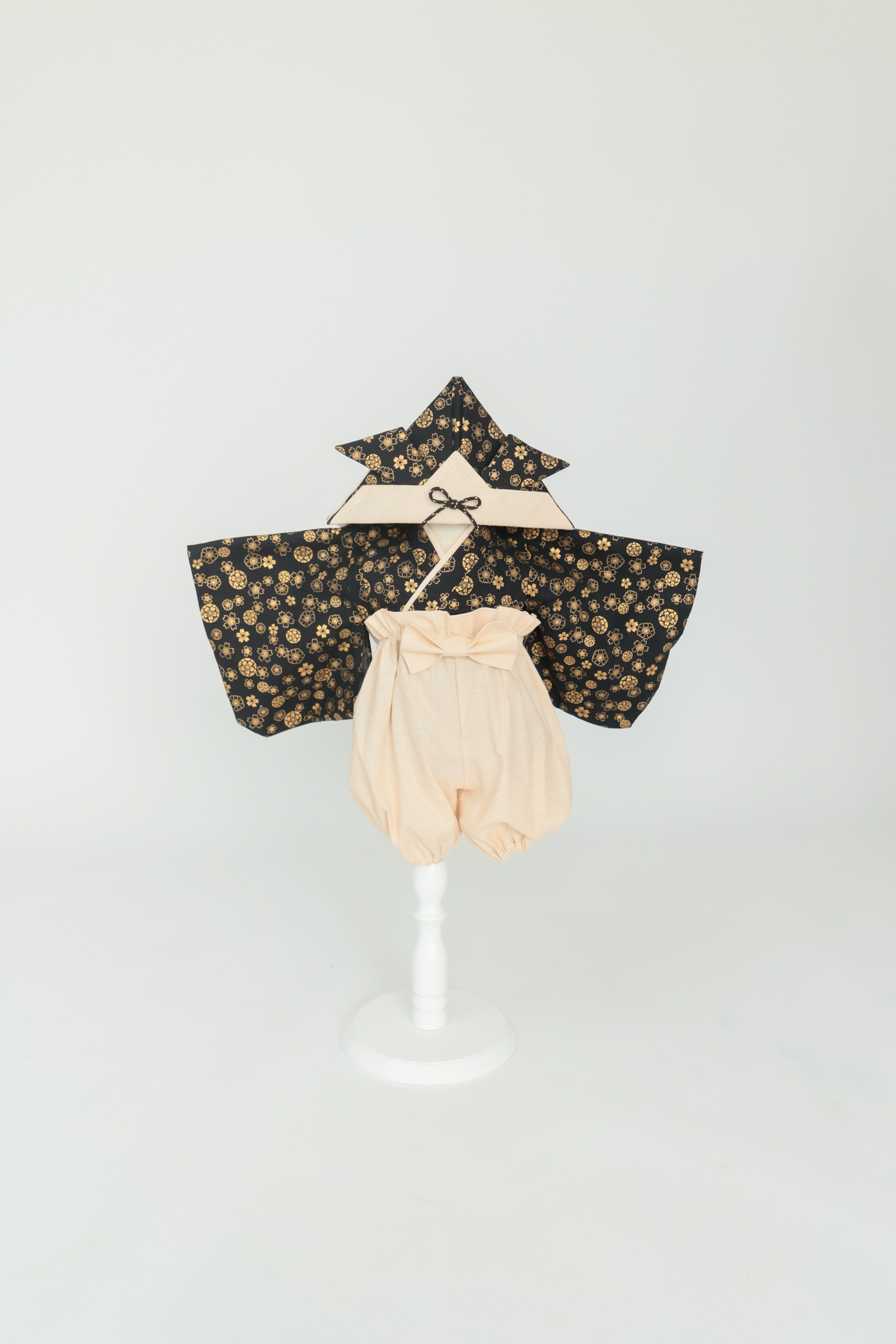 【送料無料】和柄　ベビー袴　１００日祝い　お食い初め　七五三　　セパレート　3ヶ月〜３歳頃　初節句