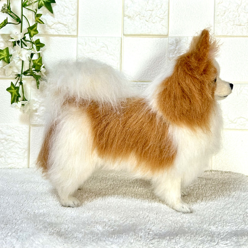 ☆羊毛フェルト☆【オーダーメイド】☆ハンドメイド☆リアル☆パピヨン