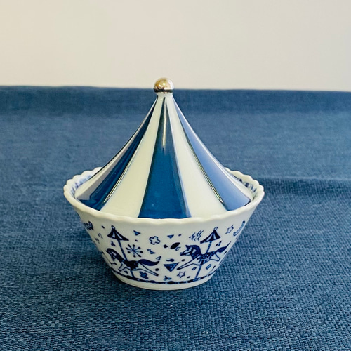 波佐見焼】和山 「メリーゴーランド」ルーフ お屋根 その他調味料入れ