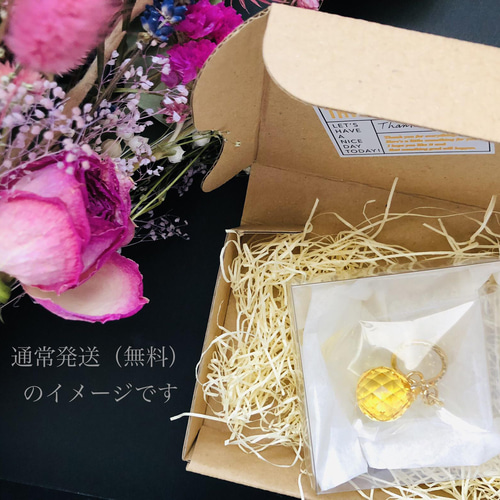 新作♡お花好きな方に♡ドライフラワー押し花入りレジン三角ヘアゴム
