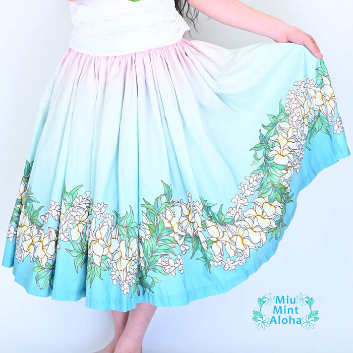 パウスカート 細見えパウスカート　フラダンス　太って見えないパウスカート　KAN00001　受注生産および即納