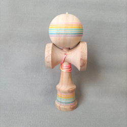 キッズけん玉レインボー(Aタイプ) 04 その他インテリア雑貨 木と紙の