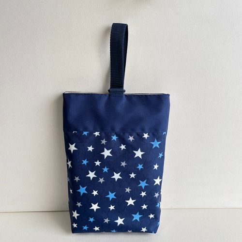 サイズオーダー可】撥水ナイロンオックス 入園入学3点セット ネイビー