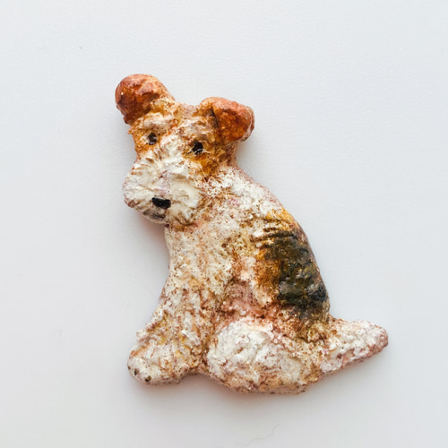 ワイヤーフォックステリアブローチ （wirefoxterrier brooch