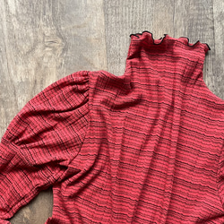 【ヴィクトリアン調】ボーダーリブメローTOPS♡ボトルネック 7枚目の画像