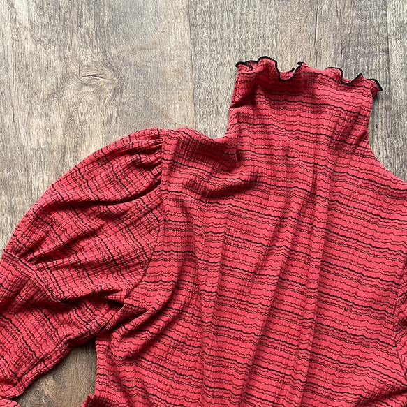 【ヴィクトリアン調】ボーダーリブメローTOPS♡ボトルネック 7枚目の画像