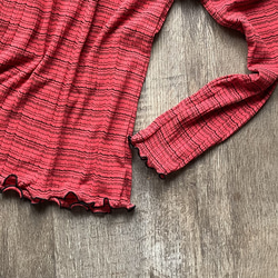 【ヴィクトリアン調】ボーダーリブメローTOPS♡ボトルネック 8枚目の画像