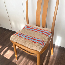 ノッティング織りの椅子敷_2 クッション・クッションカバー