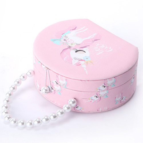 ハンドバッグ型 ジュエリーボックス ユニコーン アクセサリー ゆめかわ