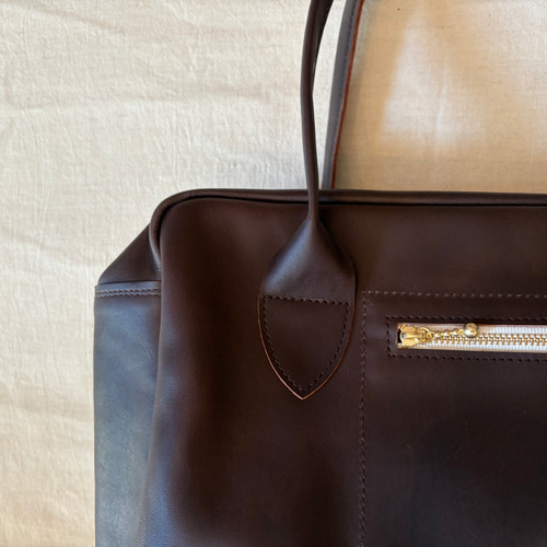 本革ダークブラウン レザー ボストンバッグ 本革 ボストンバッグ ショルダーバッグ トートバッグ 大容量 レザー