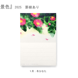 罫線つきポストカード12枚セット＊季節のご挨拶に＊『12の景色』シリーズ2025 6枚目の画像