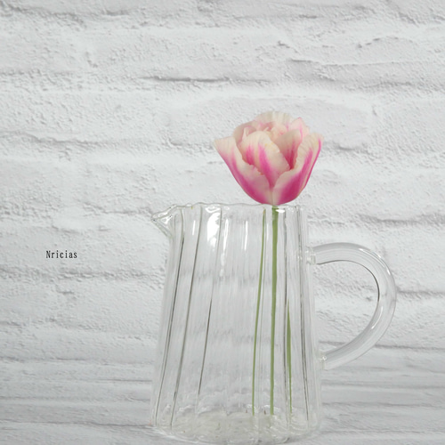 枯れない 小さめ ミニ チューリップ ✿クレイフラワーNO.GT7-P3 アート