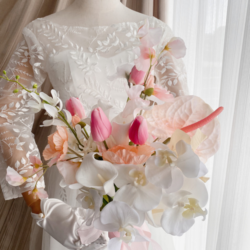 ウェディングブーケ color bouquet アーティシャルフラワー ブーケ 