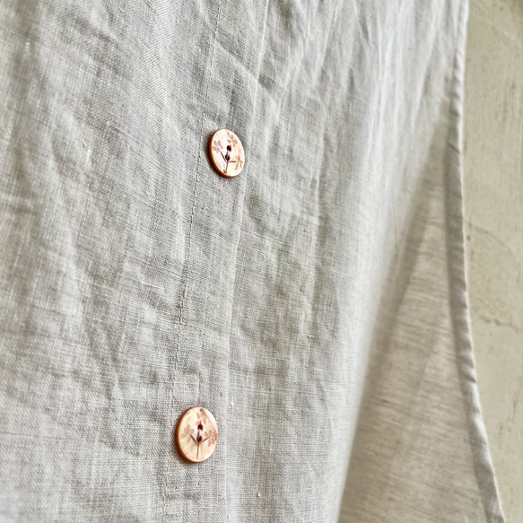 ゆったりリネンワンピ♡たっぷりレースの重ね着ワンピース（25s−025） 16枚目の画像