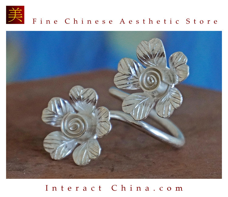 100％ハンドメイド 99 高純度スターリングシルバー アートリング＃126