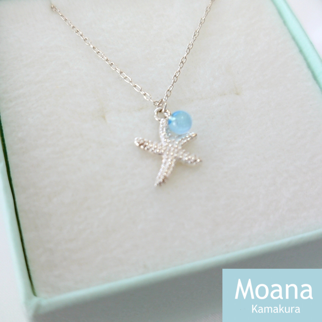 Sea Star ネックレス  Crystal Baby Blue
