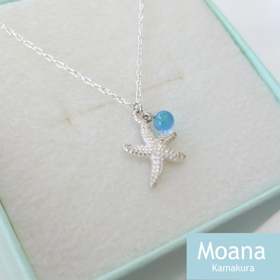 Sea Star ネックレス Crystal Baby Blue Sea Star ネックレス Crystal Baby Blue