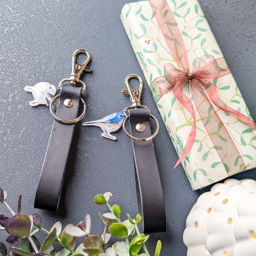 ホリデーペアセット】鳥好きさんたちへ贈る10種類から選べる野鳥レザー