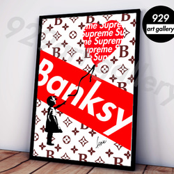 SUPREME type☆オマージュアートインテリアポスター＃326☆ボックス