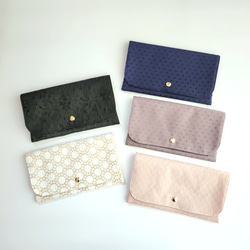 マルチに使える！袱紗ポーチ│ブラック/グレー/ネイビー/ホワイト