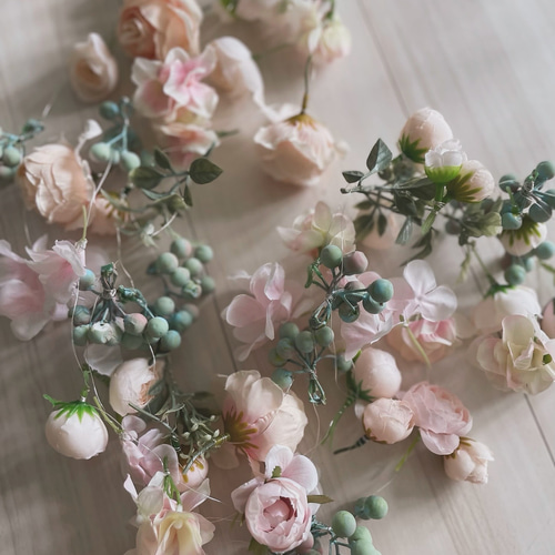 flower curtain アーティフィシャルフラワー カーテン ✩⡱ フライング