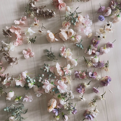 flower curtain アーティフィシャルフラワー カーテン ✩⡱ フライング