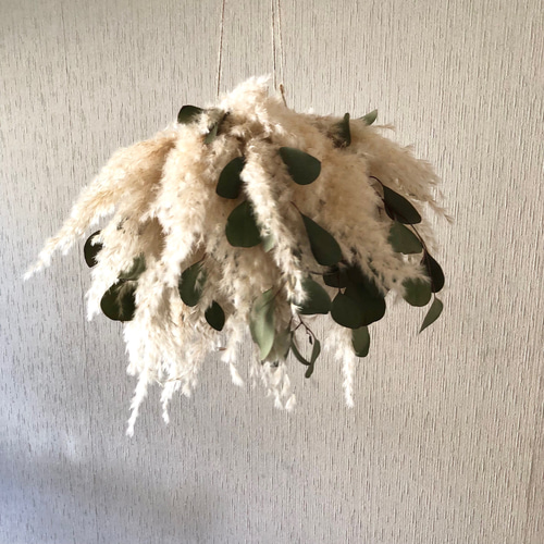 特価】パンパスグラス ユーカリ フライングリース 34～38cm