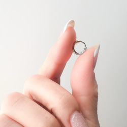 【ifumé】男女兼用！つけっぱなしOK！バイカラー極小ピアス サージカルステンレス 金属アレルギー対応 7枚目の画像