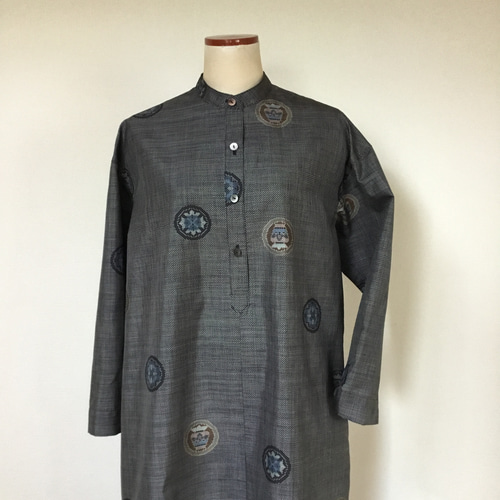 大島紬のワンピース 着物リメイク ワンピース Yoshinoya 通販