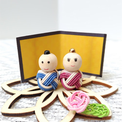 水引～ 和装のかわいいお人形 （大きいお花） Mizuhiki doll その他