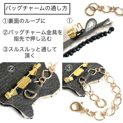 黒猫】手刺繍ブローチ 2way仕様(バッグチャームオプションあり) 愛猫と