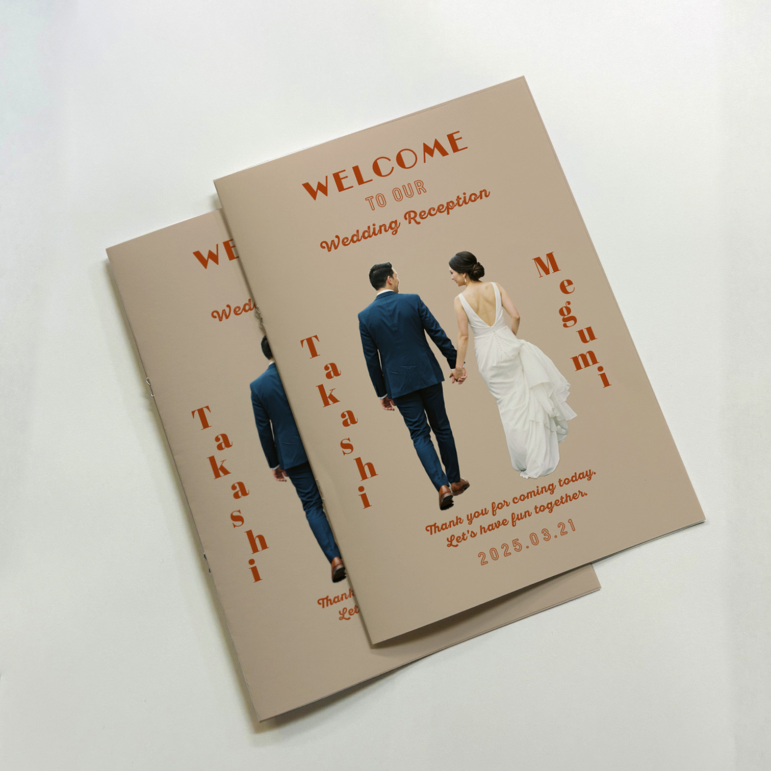 8PプロフィールブックA5サイズ No.05｜選べる内容｜席次表｜結婚式｜披露宴