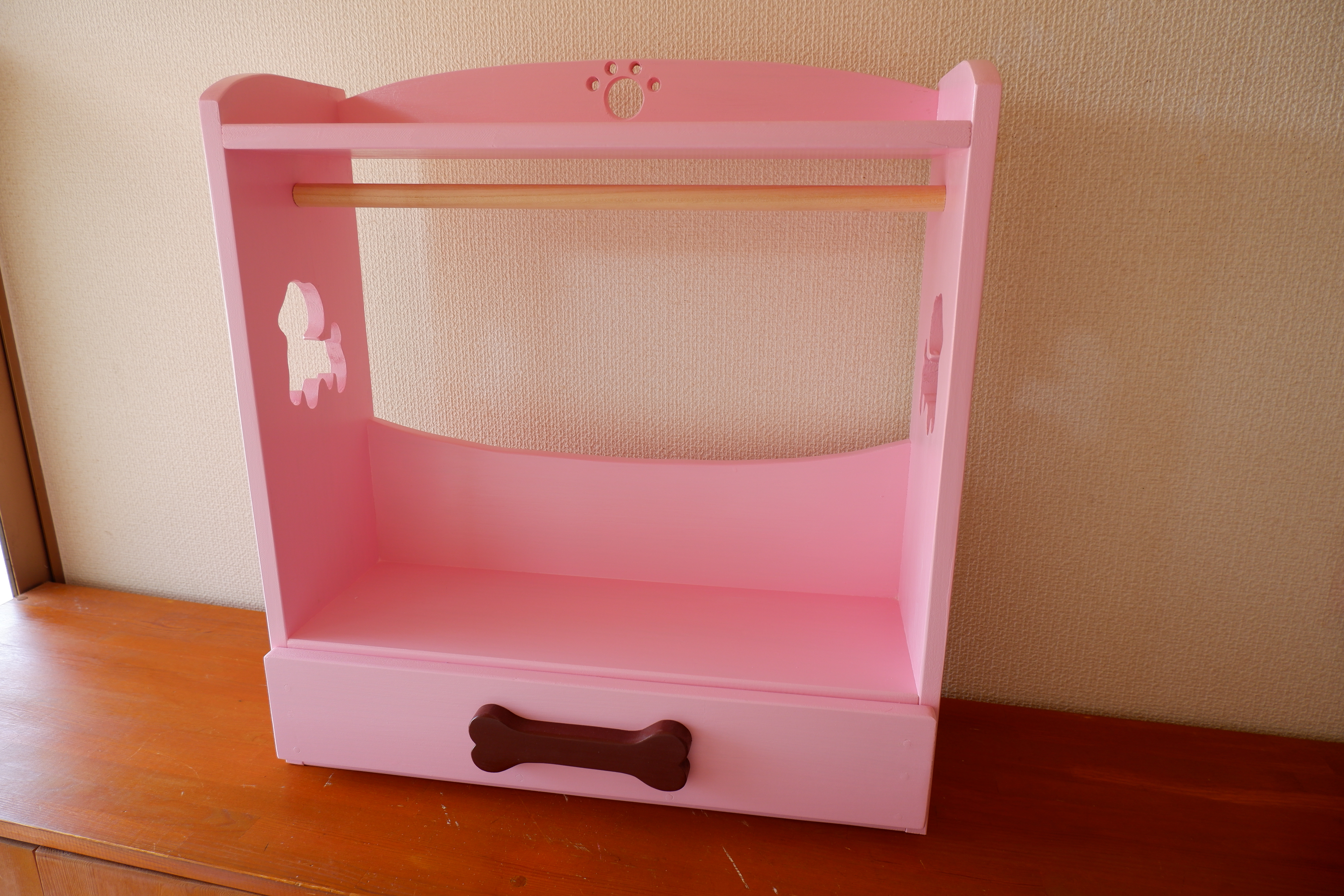 引き出し1段　ハンガーラック  横幅　60㎝　C-3