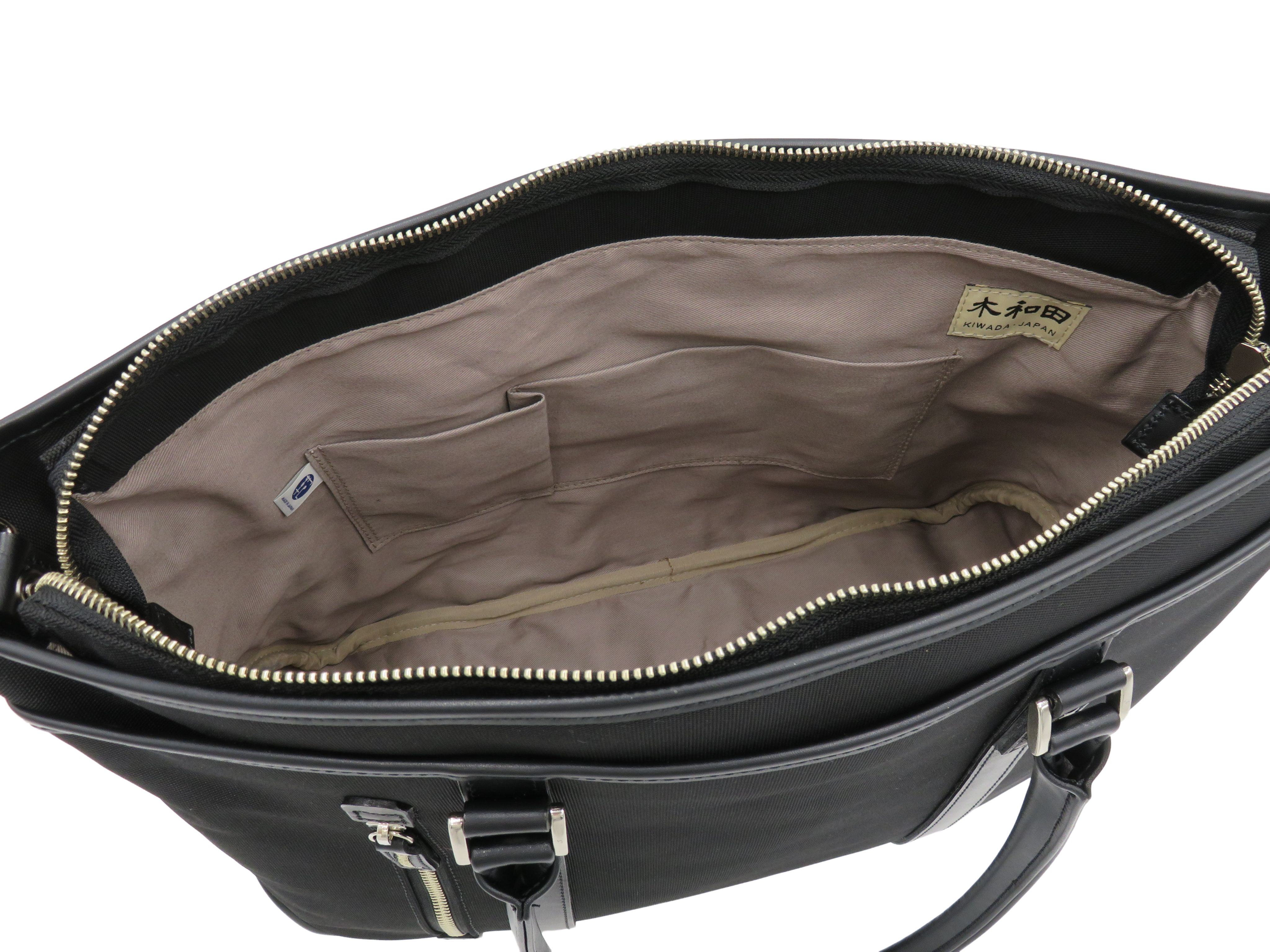 木和田　ナイロン（生地名：エビータ）　No.5025「エビータビジネストートバッグ」　日本製