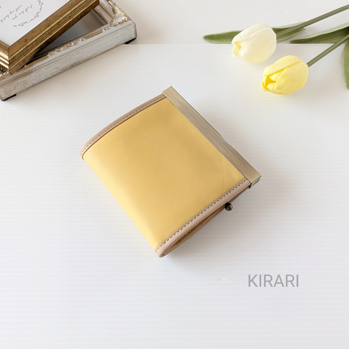 本革☆ハラコ財布　プルアップレザーヌメ革　イエローキャメル ハラコ　長財布 楽天市場】長財布 本革 日本製 ハラコ キソラ kissora KIKN-001