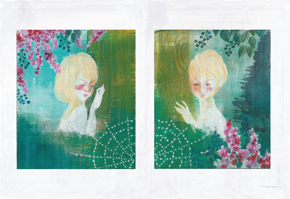 絵画「しずくふたつ 066 大樹」 1枚目の画像