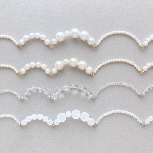 NECLACE:「White pearl」small changes ネックレス・ペンダント