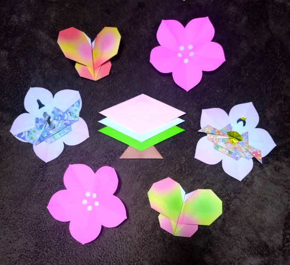 【一点もの】ひな☆桜の飾り Amazon | 雛道具 ひな道具 ちりめん桜橘(一対) 雛人形 単品 ひな