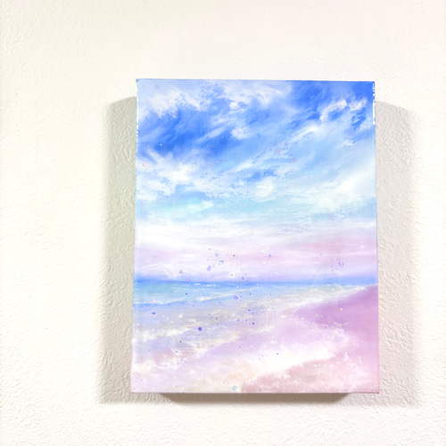 パステル(油絵) オーロラ🖼️ #オイルパステル #パステル画 #パステルアート
