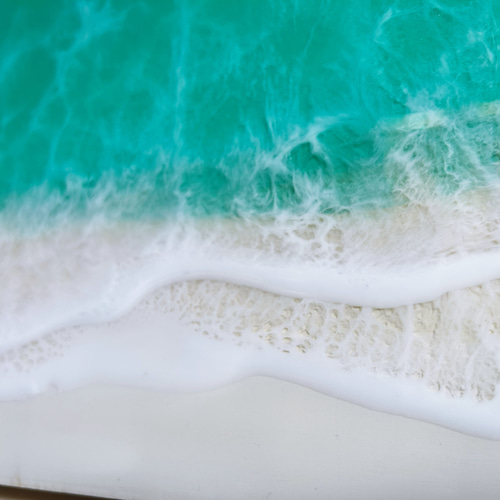 受注製作】オーシャンレジンアート/レジンアート/インテリアパネル