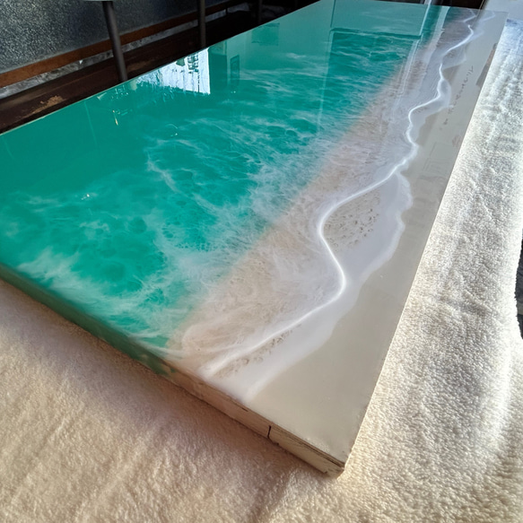 受注製作】オーシャンレジンアート/レジンアート/インテリアパネル