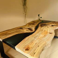 ローテーブル レジンテーブル リバーテーブル ダイニングテーブル ロー